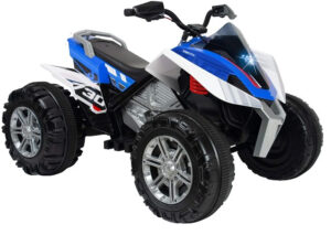 Injusa Rage elektrische kinderquad 12V blauw/wit 438336