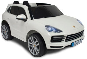 Injusa elekctrische kinderauto Porsche Cayenne S 12V wit 438308