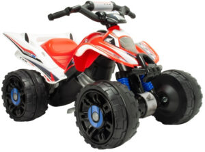 Injusa elektrische kinderquad Honda ATV 12V rood/wit 438270