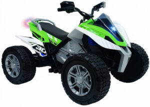 Injusa elektrische kinderquad Rage 24V groen/wit 438376