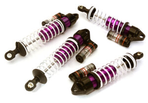 Integy Billet Machined Piggyback Shock Set - Traxxas Stampede 4x4 & Rustler 4x4 31770