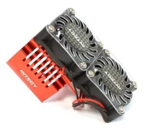 Integy Super Motor Heat + Twin Cooling voor 40mm motoren - Rood 34614