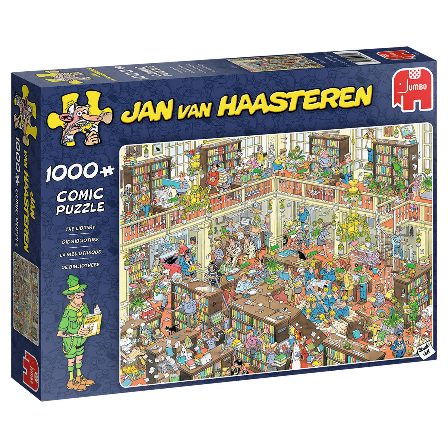 Jan van Haasteren puzzel de bibliotheek - 1000 stukjes 2056128