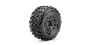 JetKo 1/10 Extreme SC King Cobra band op zwarte velg voor oa. Traxxas Slash (2WD: RR) 33980