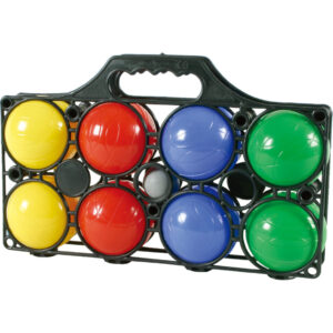 Jeu de boules set 8 gekleurde ballen/1 but 10225766