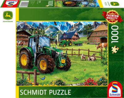 John Deere Alpenlandschap - 1000 stukjes - Puzzel 13450