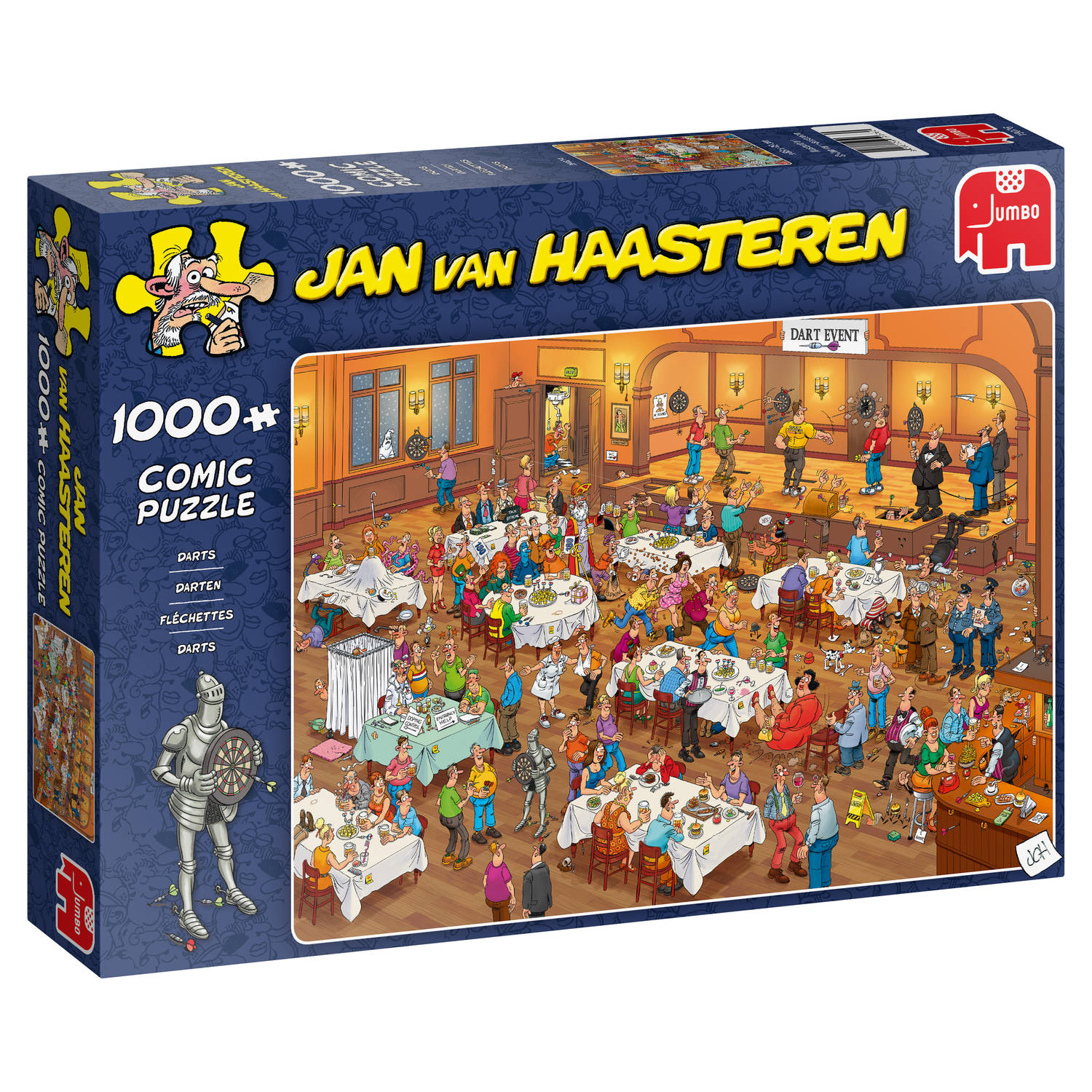 Jumbo puzzel Jan van Haasteren Darts - 1000 stukjes 1746507