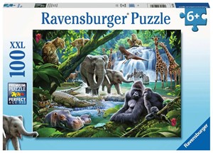 Jungle Dieren Puzzel (100 XXL stukjes) 28380359647