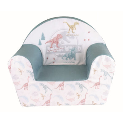 Jurassic World dinosaurus kinderstoel/kinderfauteuil voor peuters 33 x 52 x 42 cm 10339142