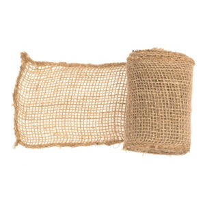 Jute decoratieband op rol 10 x 600 cm 10198630