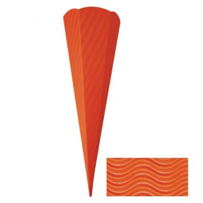 Kartonnen schoolzak oranje 68 cm 10051544