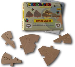 Keezbord Ombouwset 3-5-7 Personen Hout 21982059349