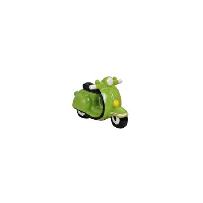 Keramische groene scooter spaarpot 10077034