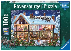 Kerstavond Thuis Puzzel (100 XXL stukjes) 30402758855