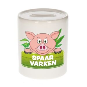 Kinder cadeau spaarpot varken 9 cm 10099640