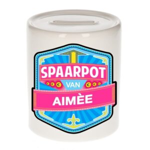 Kinder cadeau spaarpot voor een Aimèe 10113132