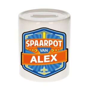 Kinder cadeau spaarpot voor een Alex 10098031