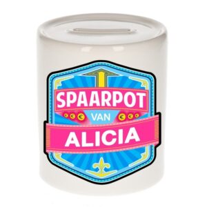 Kinder cadeau spaarpot voor een Alicia 10113098