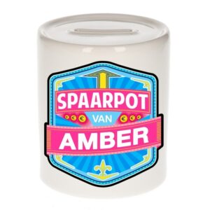 Kinder cadeau spaarpot voor een Amber 10113103