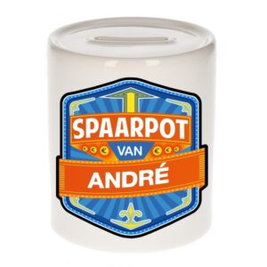 Kinder cadeau spaarpot voor een André 10098034