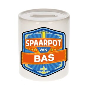 Kinder cadeau spaarpot voor een Bas 10098049