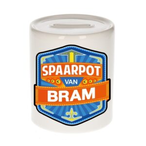 Kinder cadeau spaarpot voor een Bram 10098065