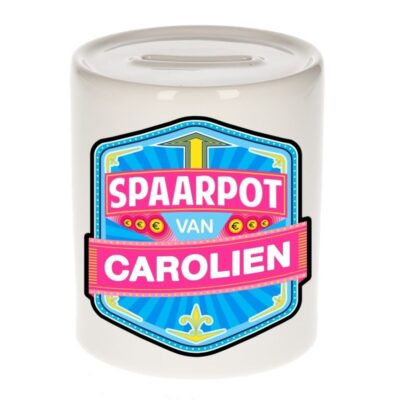 Kinder cadeau spaarpot voor een Carolien 10113158