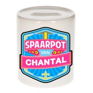 Kinder cadeau spaarpot voor een Chantal 10113160