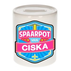 Kinder cadeau spaarpot voor een Ciska 10113166