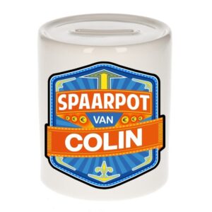 Kinder cadeau spaarpot voor een Colin 10098081