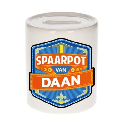 Kinder cadeau spaarpot voor een Daan 10098083