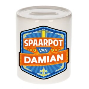 Kinder cadeau spaarpot voor een Damian 10098084