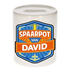 Kinder cadeau spaarpot voor een David 10098090