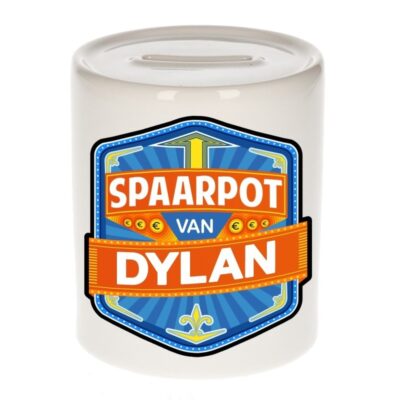 Kinder cadeau spaarpot voor een Dylan 10098105