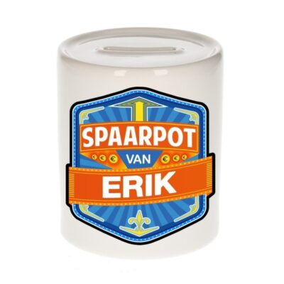 Kinder cadeau spaarpot voor een Erik 10098390