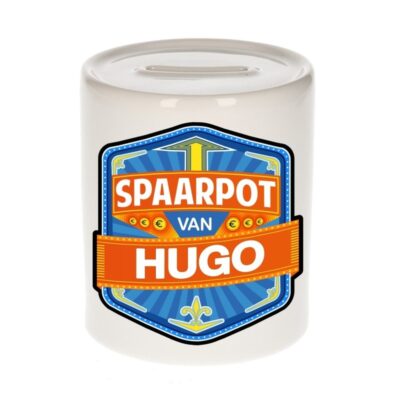 Kinder cadeau spaarpot voor een Hugo 10098422