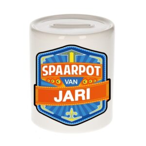 Kinder cadeau spaarpot voor een Jari 10100313