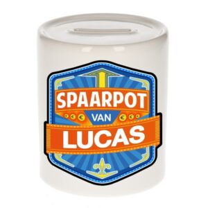 Kinder cadeau spaarpot voor een Lucas 10100359