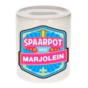 Kinder cadeau spaarpot voor een Marjolein 10118483