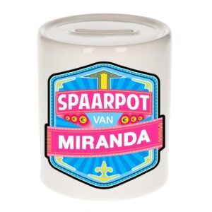 Kinder cadeau spaarpot voor een Miranda 10118489