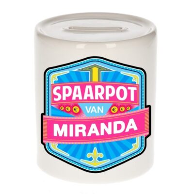 Kinder cadeau spaarpot voor een Miranda 10118489