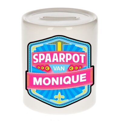 Kinder cadeau spaarpot voor een Monique 10118491