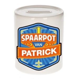 Kinder cadeau spaarpot voor een Patrick 10100418