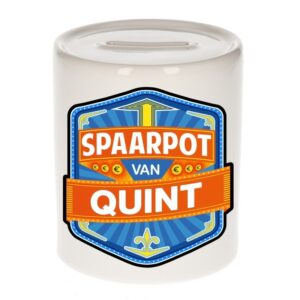 Kinder cadeau spaarpot voor een Quint 10112997