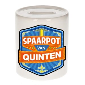 Kinder cadeau spaarpot voor een Quinten 10100421