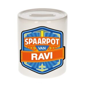 Kinder cadeau spaarpot voor een Ravi 10100425