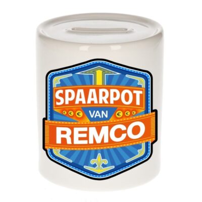 Kinder cadeau spaarpot voor een Remco 10100426