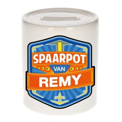 Kinder cadeau spaarpot voor een Remy 10113006