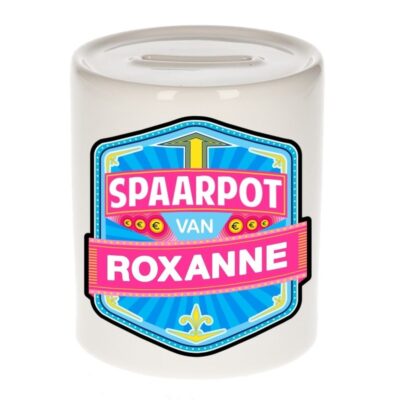 Kinder cadeau spaarpot voor een Roxanne 10118513