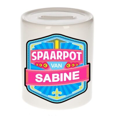 Kinder cadeau spaarpot voor een Sabine 10118519